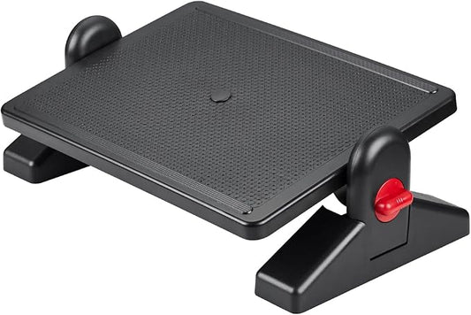 DXRacer Ergonomic Adjustable Desk Foot Rest, Foot Stools Footrest for Under Office Desk (Basic)