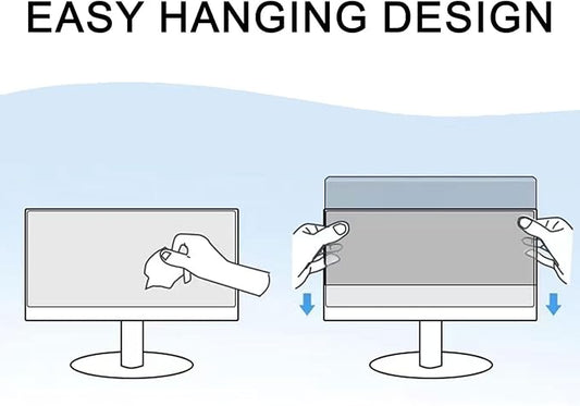 19 Inch Computer Privacy Screen for 5:4 Computer Monitor,Removable Hanging Type Anti Spy Screen Privacy Shield,Block Blue Light Glare to Protect Your Eyes,WxH:15.39X12.59In