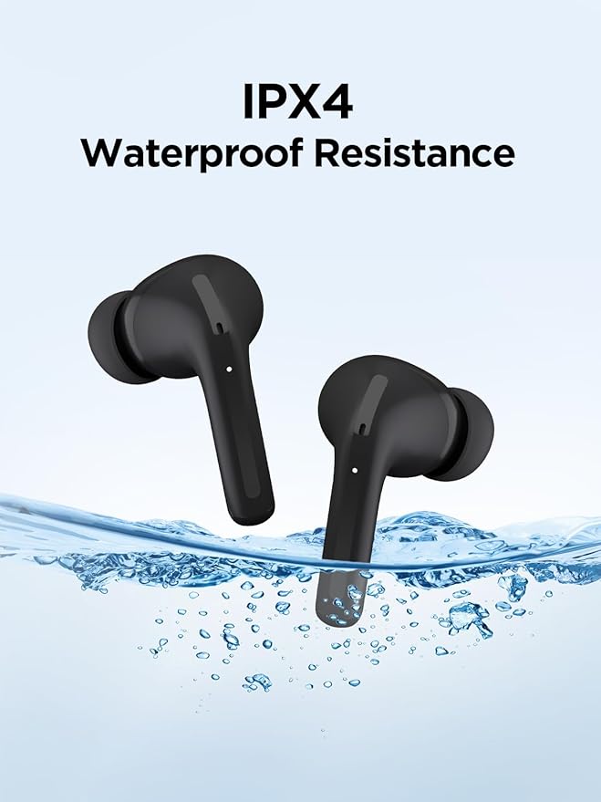 1MORE True Wireless Earbuds - Q20 Bluetooth Headphone Earbuds 30H Playback, Earphones with ANC, IPX4, Low-Latency Gaming Mode, in-Ear Earbuds with 4 Mic for Smart Phone Laptop TV Sports(Black)