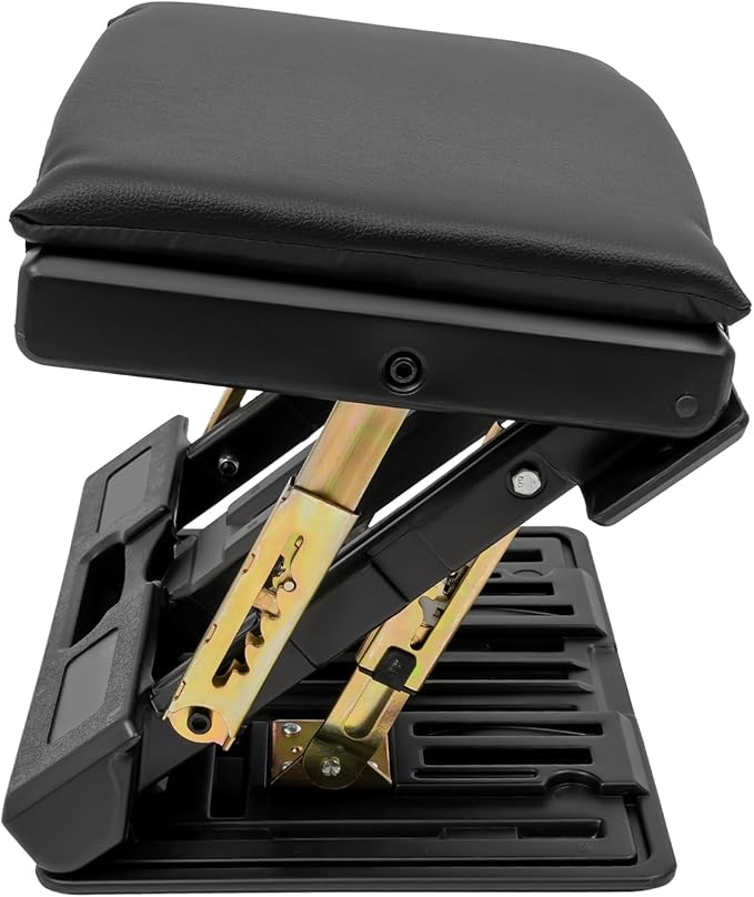 Adjustable Foot Rest for Under Desk, 4 Level Height and Angle Adjustment Leg Rest, Max Load 176lbs Soft Foot Rest Pad, Ergonomic Foldable Footrest with Detachable Cushion for Office, Home