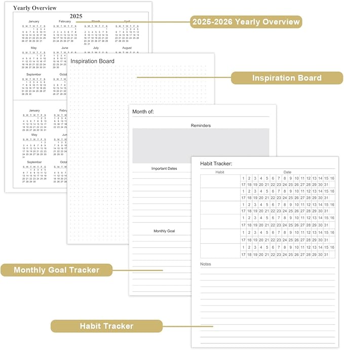 Academic Planner for 2025 2026 or Anytime – 8.5" x 11" Undated Weekly Student Planner For Homeschool, High School, College & Nursing Students, 200 Pages, Green