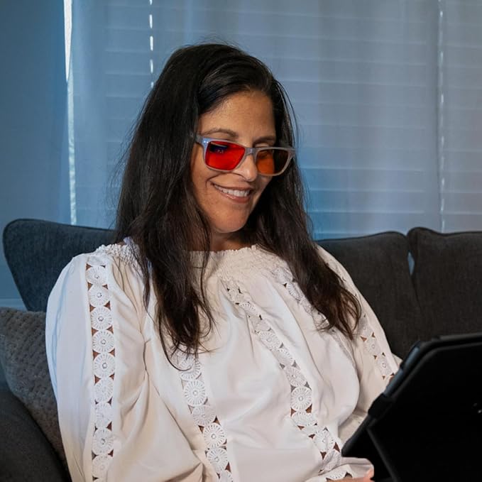 DefenderShield Signature Blue Light Blocking Glasses for Computer, Mobile, Gaming, Sleep - Anti Eyestrain, Headache