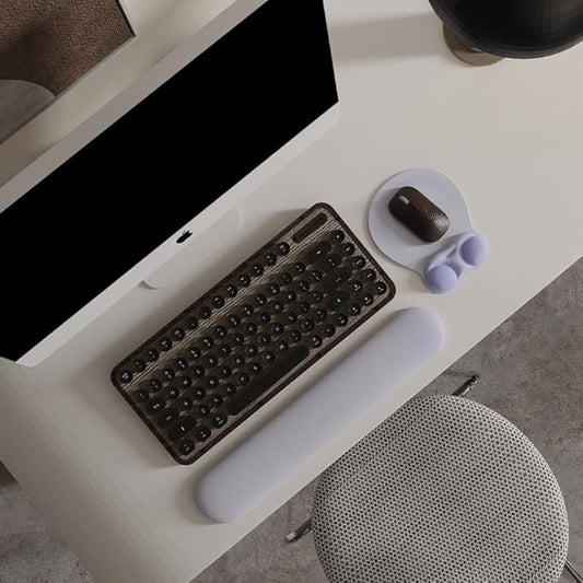 Ergonomic Mouse Pad with Wrist Rest Support&Gel Cushion for Desk; Cute Computer Decor Accessories for Women. Small Mousepad Mat Laptop Pads for Office&Home. Ergo Supplies & Aesthetic (06Sweet Dream)