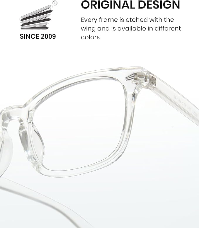 Cyxus Blue Light Glasses for Men Women Reduce Eye Strain UV Blocking for Computer Screen 8082