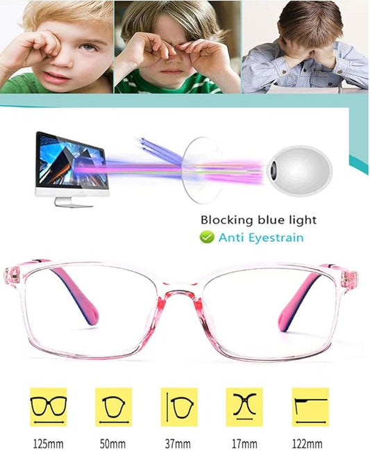 Anti Blue Light Glasses for Kids Computer Glasses, Video Gaming Glasses for Children
