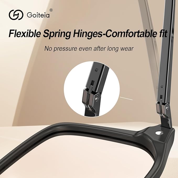 Goiteia FL-Rose Migraine Glasses,Blocks 480–520 nm Light, Light Sensitivity Glasses for Fluorescent LED Glare,Photophobia