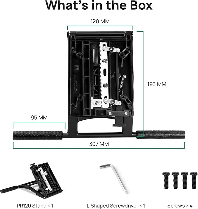 Parblo PR120 Drawing Tablet Stand,for 13.3 to 32 inches Drawing Monitor Graphic Drawing Tablet