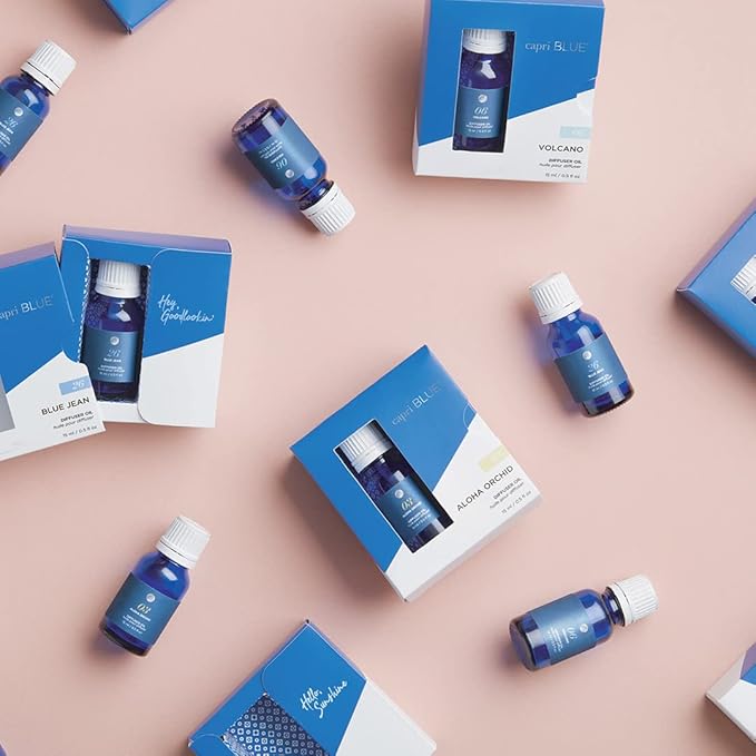 Capri Blue Diffuser Oil Refill - Premium Fragrance Oil - Use with Electric or Ultrasonic Diffusers for Home - Long Lasting Sugared Citrus Scent (Volcano, 0.5 fl oz)