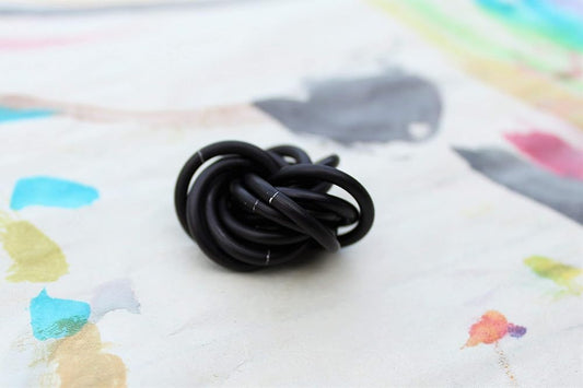 Möbii Fidget Ball (Solid Color): Quiet Mobius ADHD Anxiety Stim Stress Relief Toy Tool for Home Travel Office or Desk (Small, Full, Tactical)