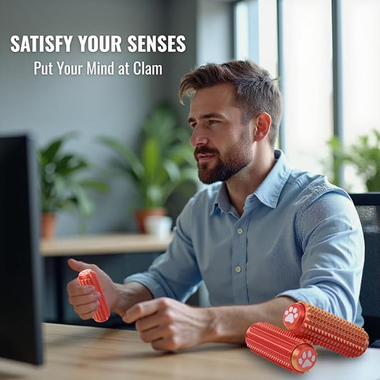 2PCS Little Ouchies Fidget with Cat Dog Paw Button, Sensory Pain Stim Fidget Toys for Adults & Teens, Anxiety and Stress Relief Items, Spiky Grippy Stim Tool, Portable ADHD Autism Fidget Clicker