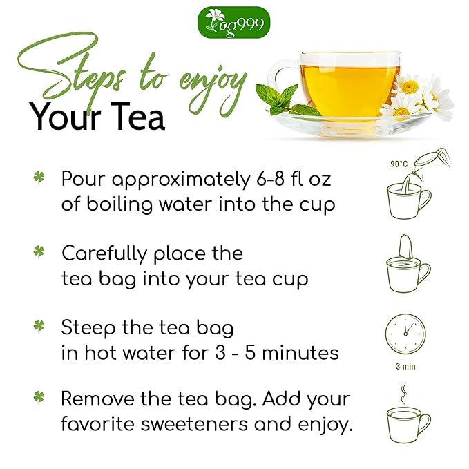 TOG999 120 Pasiflora Pasion Flower Tea Bags, 100 Percent Natural, Organic & Non-GMO, Pure Passion Flower. Herbal Tea. No Sugar, Caffeine, Gluten, Vegan.