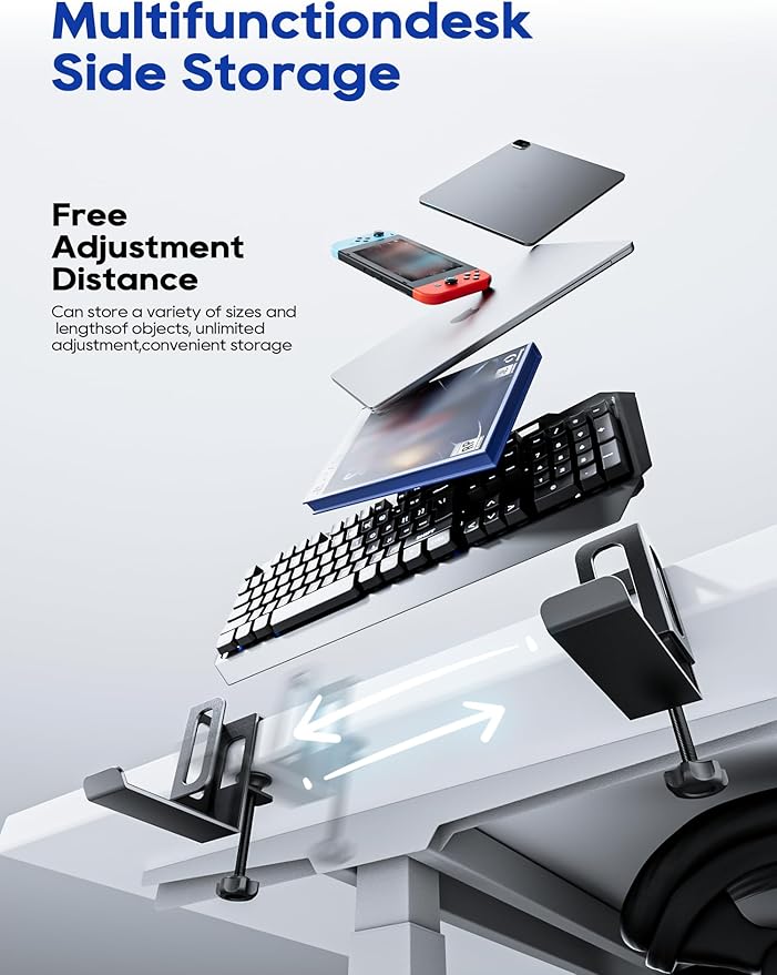 NODOCA Vertical Laptop Stand, MacBook/PC Stand with Headphone Holder, Desk Side Storage Rack for MacBook/Surface/Samsung/HP/Dell/Chrome Book - Black