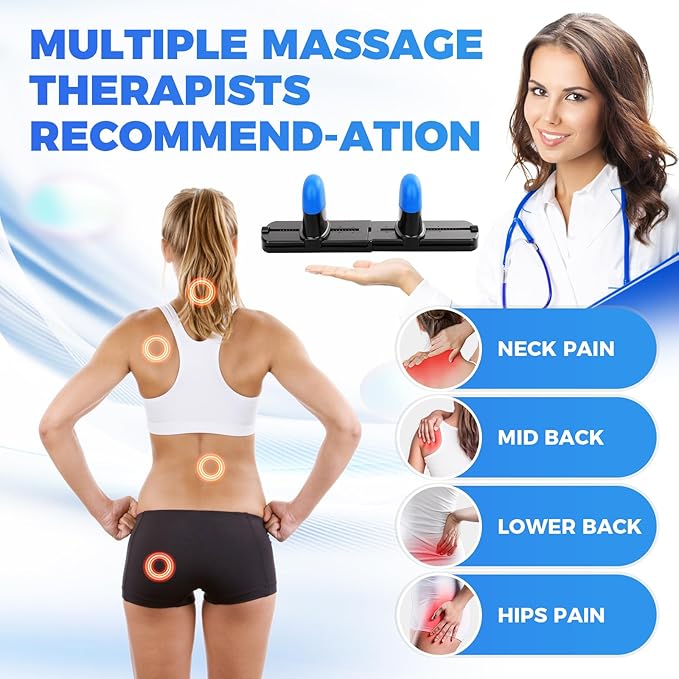 Hip Hook Release Tool Iliacus & Psoas Muscle Release Tool - No Limits Adjustable - Trigger Point Deep Tissue Massager Pro for QL, Lower Back, Hamstring, Glute