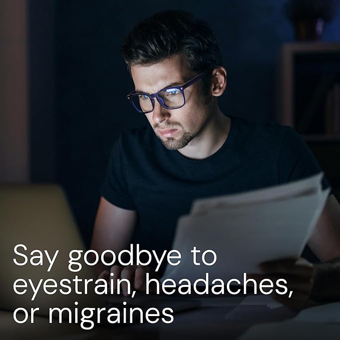 DreamGaze 99.9% Blue Light Blocking Glasses for Better Sleep - Anti Blue Light Glasses Men - Premium Computer Gaming Glasses