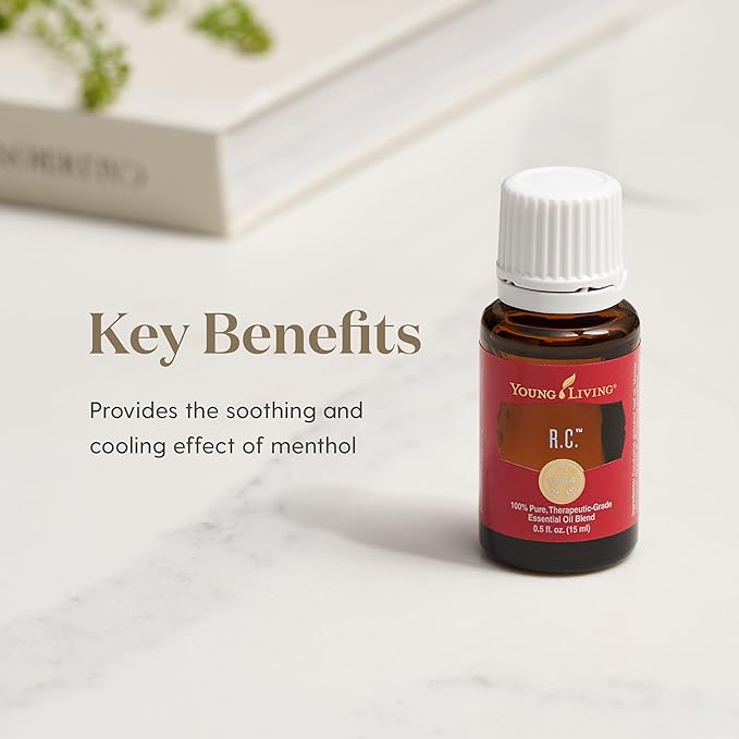 Young Living - R.C. Premium Essential Oil 15 ml | Aromatherapy for Diffuser | Suitable for Massage & Yoga Practice with a Menthol & Refreshing Scent | 100% Pure & Natural