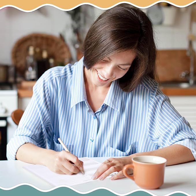 Qilery 30 Pcs Open House Gifts Bulk Habit Tracker Planner Bulk 2025 Pocket Calendars to Do List Weekly Goals Notepads for Employee Appreciation Housekeeping Teacher Welcome Gifts(Motivational)