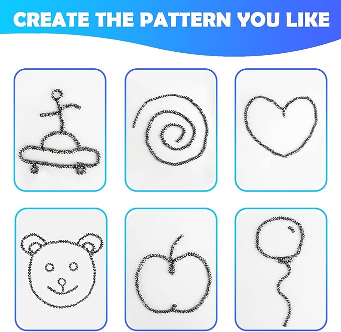 550+ Pcs Putty Fidget Toys for Adults Teens, Stress Relief Sensory Toys for Autism ADHD Anxiety, Desk Fidgets for Office, Fun Gift Idea for Men Women