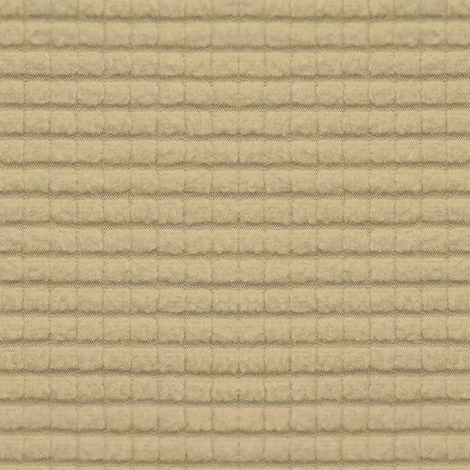 Easy-Going Stretch Individual Chair Couch Cushion Cover Sofa Cushion Furniture Protector Sofa slipcover Soft Flexibility with Elastic Bottom (3-Piece Sofa Cushion Cover, Beige)