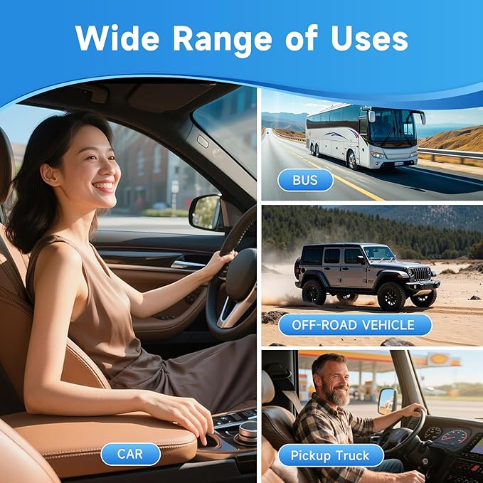 X-Large Car Seat Cushions for Driving ,Comfort Memory Foam Car Cushions for Driving for Back, Hip & Tailbone Pain Relief – Non-Slip Booster Pad for Short Drivers, Auto, Office Chair, Wheelchair