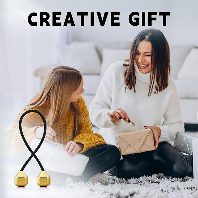 Fidget Beads, Metal Fidget Toy EDC Anxiety Relief Toy for Men Women Teens Skill Players Stress Relief Toys(A-Gold)