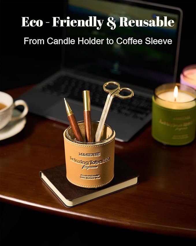 M&SENSE Floral Citrus Scented Candles, Vegan Soy Wax, Heavy Scented, No Toxin 10oz Long Lasting 42-Hour Burn Time Relaxing, Date Night, Aromatherapy Candles for Home