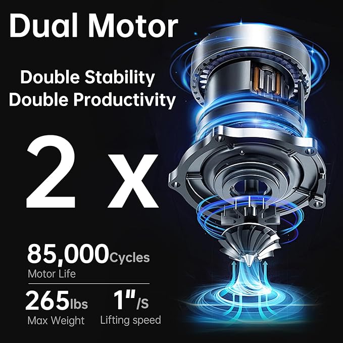 Dual Motor Standing Desk Frame, Electric Adjustable Legs with Memory Presets, Stand Up Desk Frame Workstation, with Cable Management Tray, Headphone Hook, Caster Wheels, for Home Office