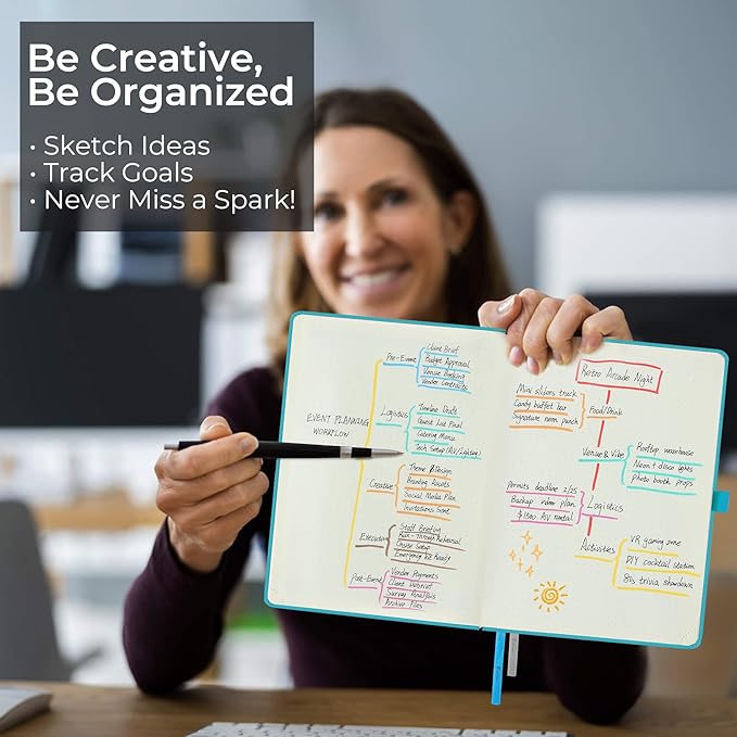 Weekly Monthly 2026 Planner (Jan.26-Dec.26),11.5"x8.5",12 Months Agenda Plan with Month Tabs & Pocket,Expenses/Note Pages, Appointment Book Calendar with Vegan Leather Cover,Light Blue