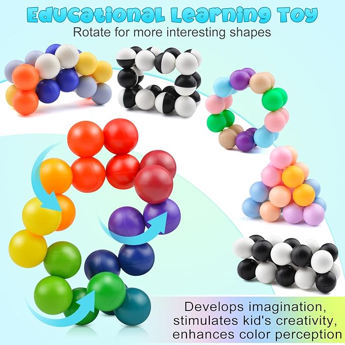 4PCS Autism Sensory Toys for Autistic Children, Quiet Fidget Toys for Adults & Kids, Stocking Stuffers for Boys Ages 3-5