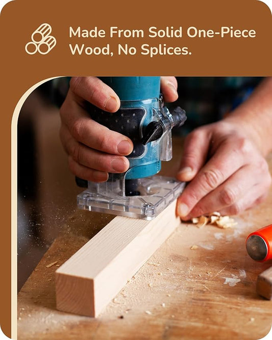 EDISHINE LED Table Lamp, Small Bedside Lamp with 3 Color Temperature & Stepless Dimmable, Memory Function, One-Step Installation, Touch Control Wooden Nightstand Lamp for Living Room, Bedroom