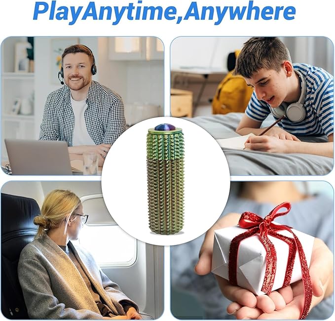 Little Ouchies Fidget Toy, Spike Roller Toy, Adults Pain stim Fidget Toy, Sensory Toy for Anxiety Relief Skin Picking, Press and Rotate Adults Spiky Sensory Toys, Portable ADHD Toys, Novelty Gifts