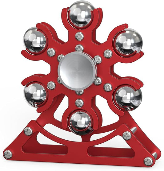 Desk-Fidget-Toys for Ferris-Wheels-Spinner: 4mins Kinetic-Metal-Spinner, Cool-Gadgets-Stuff for Kid Children Teen Adult EDC-Toy, ADHD Tools Stress Relief for Office Home School Men Woman Christmas