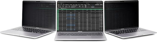StarTech.com Laptop Privacy Screen for 15 inch MacBook Pro & MacBook Air - Magnetic Removable Security Filter - Blue Light Reducing Screen Protector 16:10 - Matte/Glossy - +/-30 Degree (PRIVSCNMAC15)