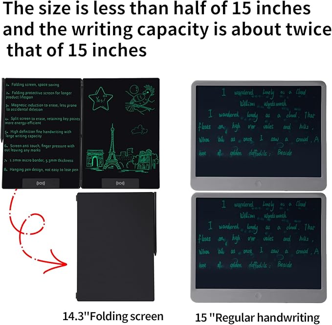 14.3inch Foldable Writing Tablet