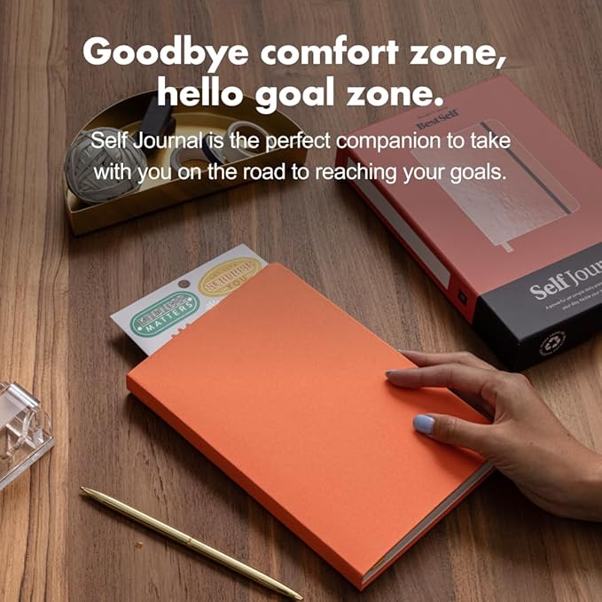 BestSelf 13-Week Self Journal & Goal Planner β Undated Daily ADHD-Friendly Journal for Men & Women | Productivity, Gratitude, Reflection & Habit Tracker | 2025 Life Organizer with Prompts, Coral