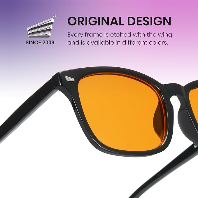 Cyxus Blue Light Glasses for Men Women Reduce Eye Strain UV Blocking for Computer Screen 8082