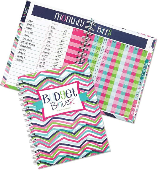 12-Month Budget Planner Bill Tracker Organizer w/Calendar & Pockets for Financial Management 354 Stickers | Budget Binder™