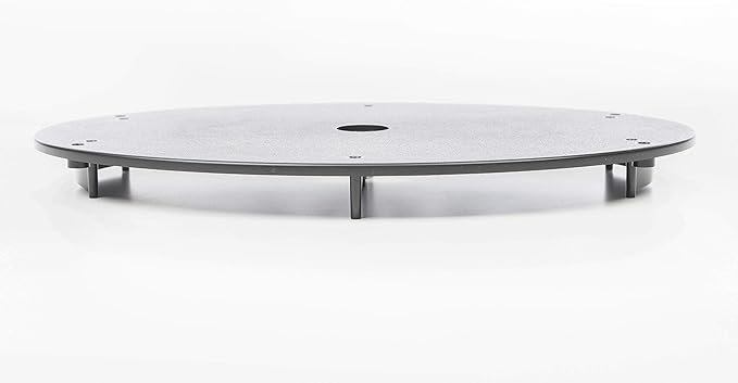 Stackable 1 Inch Computer Monitor Riser Stand, Oval, Black, VUR 8800 48-Pack