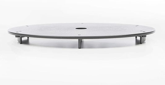 Stackable 1 Inch Computer Monitor Riser Stand, Oval, Black, VUR 8800 48-Pack