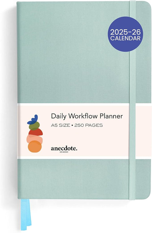 Anecdote 2026 Planner: A Monthly, Weekly & Daily Planner 2026 for Planning Your Success - A5 Size Hardcover Start Anytime and Achieve your Goals - Dutch Blue