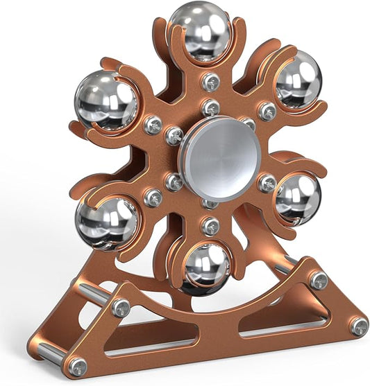 Desk-Fidget-Toys for Ferris-Wheels-Spinner: Metal Kinetic-Spinner 4mins, Cool-Gadgets for Kid Children Teen Adult EDC-Toy, ADHD Tools Cool-Stuff Stress Relief for Office Home School Christmas
