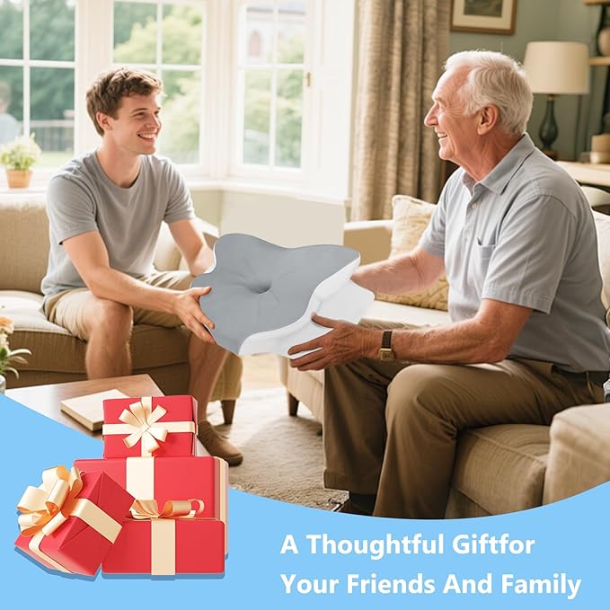 Smart Sound Pillow for Sleep,Tinnitus Sound Therapy & Bluetooth Pillow Speaker Ergonomic Neck Support for Shoulder Cervical Pain Relief,Relaxation and Deep Sleep,Comfortable Breathable,White