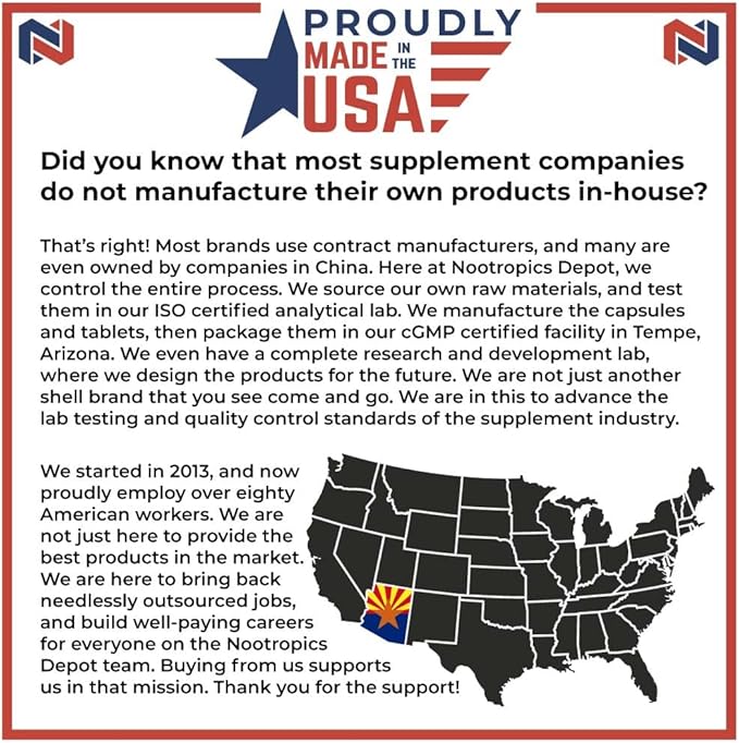 Nootropics Depot Cordyceps Mushroom Capsules | 10:1 Whole Fruiting Body Extract | 250mg | 60 Count | Cordyceps militaris