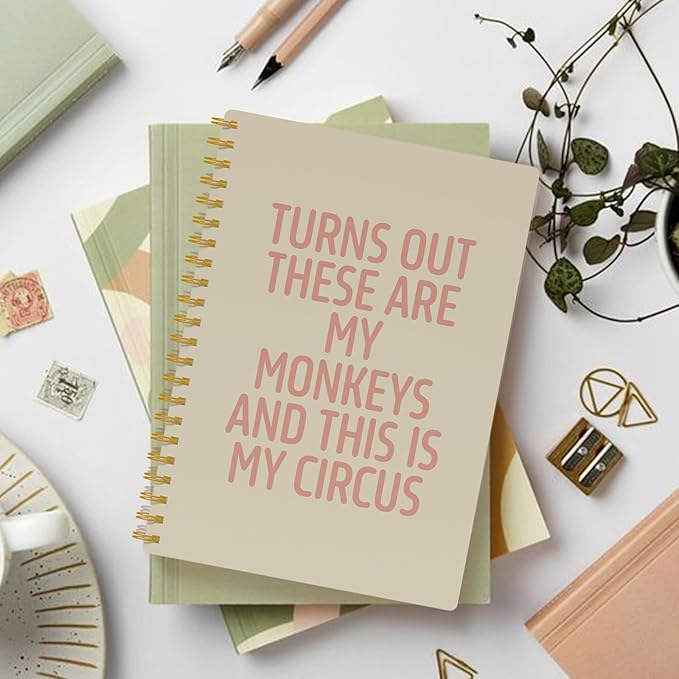 Funny Notebooks for Work,Funny Boss Day Gifts, Boss Gifts for Men Women, Funny Gifts for Boss, Boss Office Decor, Spiral Notebook 5.5x8.3 Inch