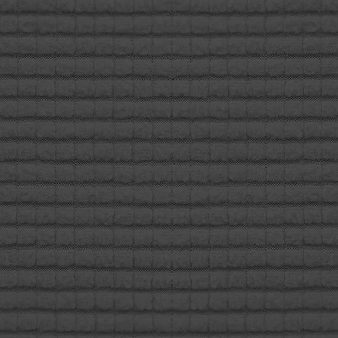 Easy-Going Stretch Individual Loveseat Couch Cushion Cover Sofa Cushion Furniture Protector Sofa slipcover Soft Flexibility with Elastic Bottom (2-Piece Loveseat Cushion Cover, Dark Gray)