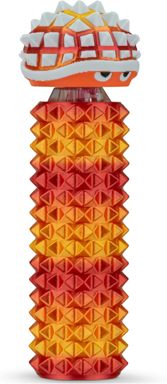 Shelly - Sensory Fidget Toy, Textured Pain Stim Device, Stress Relief for Focus and Concentration (Neon Nova)