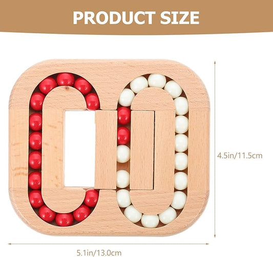 Homoyoyo Wooden Spinning Cube Toys:Alzheimers Toys for Adults to Relieve Stress Anxiety,Bean Cube Puzzle Funny Rotating Bean Brain Teaser, Puzzles Interactive Interactive Sensory for Playing