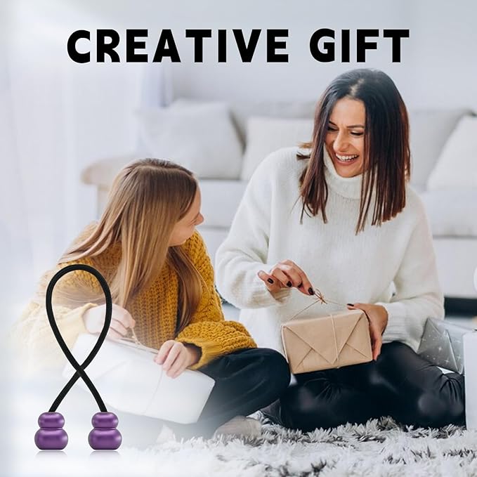 Fidget Beads, Metal Fidget Toy EDC Anxiety Relief Toy for Men Women Teens Skill Players Stress Relief Toys(B-Purple)