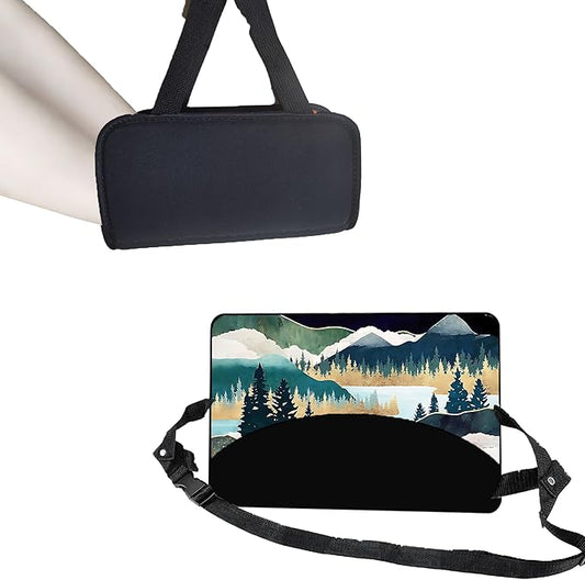 Foot Hammock for Plane Travel Essentials Relax Your Foot Rest for Airplane Gadgets Adjustable Airplane Travel Accessories for Flight Essentials,Office,Desk(Forest, 1 Pack)