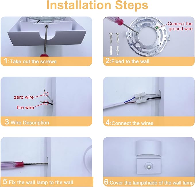 KICAAO Modern LED Wall Sconce,Warm White 3000K,Hardwired Indoor Outdoor Wall Lights Set of 2 Up and Down Wall Mount Light for Living Room Bedroom Hallway Corridor Conservatory(with G9 Bulbs) (White)