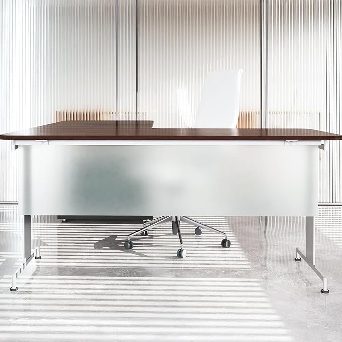 OBEX Table Mounted Modesty Panel Acrylic Desk Privacy Panel & Barrier for Office Cubicle, 12" x 60", Frosted